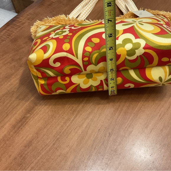Bagolitas by Janice Red and Yellow Floral Tote - Picture 14 of 14